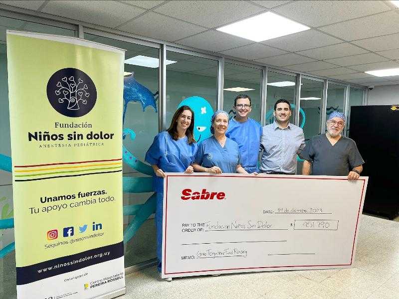 Компания Sabre Uruguay начала кампанию солидарности в пользу фонда "Дети без боли".