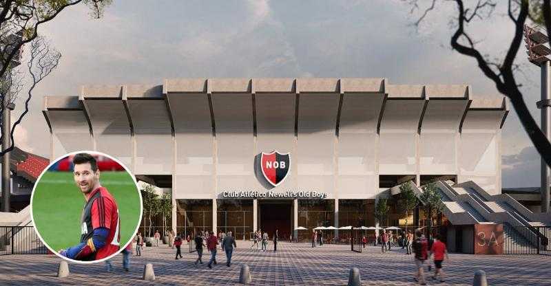 Трибуна для Лионеля Месси? Компания Newell's начала с перестройки своего стадиона