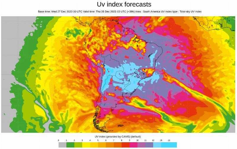 Metsul предупреждает об "экстремальных значениях" ультрафиолетовых лучей в Уругвае: наиболее пострадавшие районы