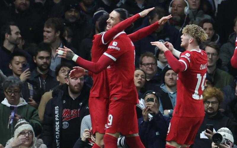 Fulham 1-1 Liverpool: Darwin Núñez played 66