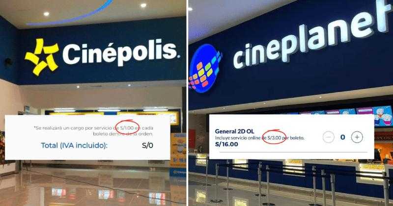 Почему Cineplanet, Cinemark и Cinépolis взимают комиссию за покупки на своих сайтах? Indecopi разъясняет, законно ли это