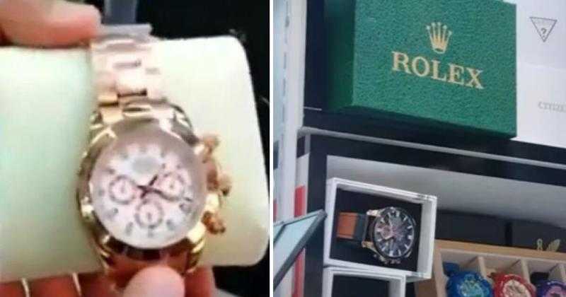 Поддельные браслеты Rolex и Cartier, изъятые в Меса Редонда: 7 человек арестованы