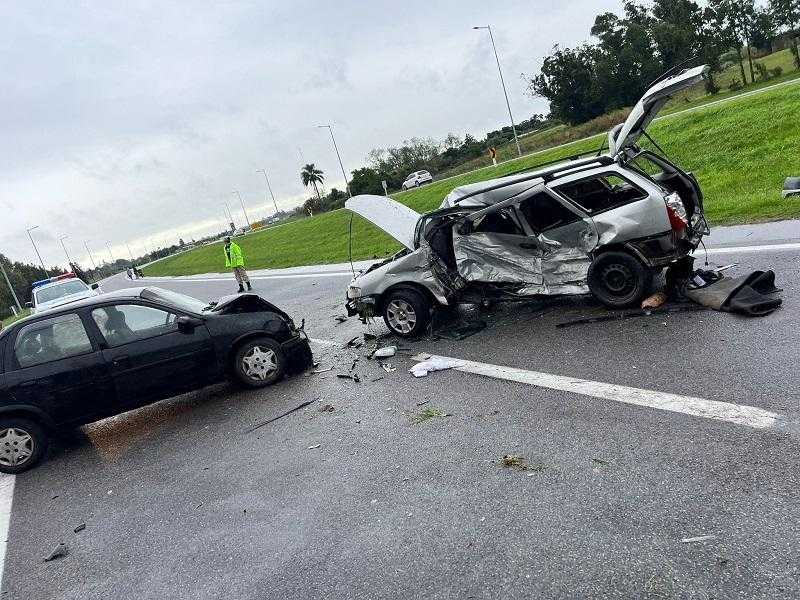 Авария на шоссе 1: водитель погиб после столкновения со встречным автомобилем