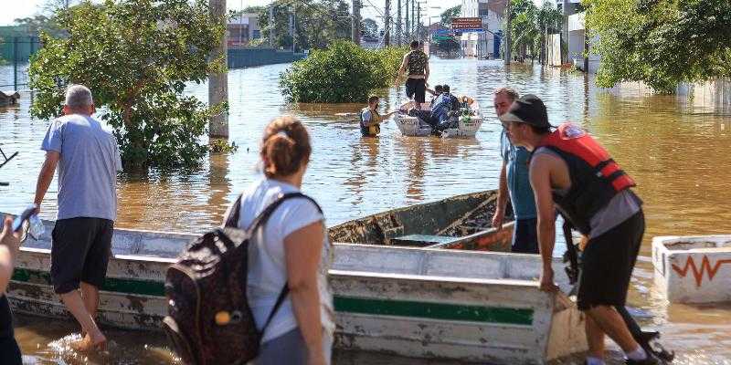 Banco do Brasil принимает пожертвования для пострадавших от дождя в Рио-Гранде-ду-Сул