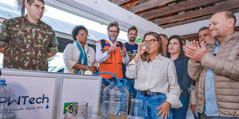 Федеральное правительство отправляет 220 очистителей воды в Рио-Гранде-ду-Сул