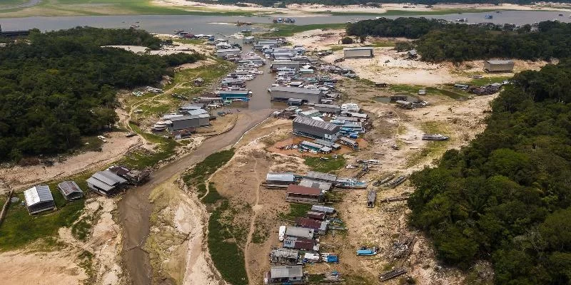 Уровень воды в реках Амазонки ниже среднего исторического значения