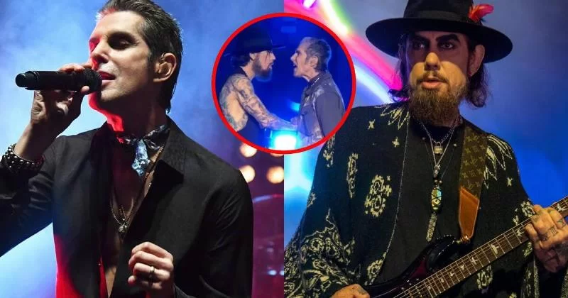 Фронтмен Jane's Addiction Перри Фаррелл напал на Дэйва Наварро во время концерта