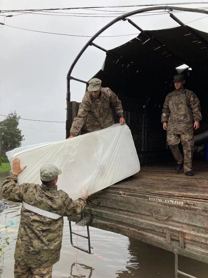 Более 40 человек вынуждены покинуть свои дома в Серро-Ларго из-за подъема уровня воды в реках и ручьях