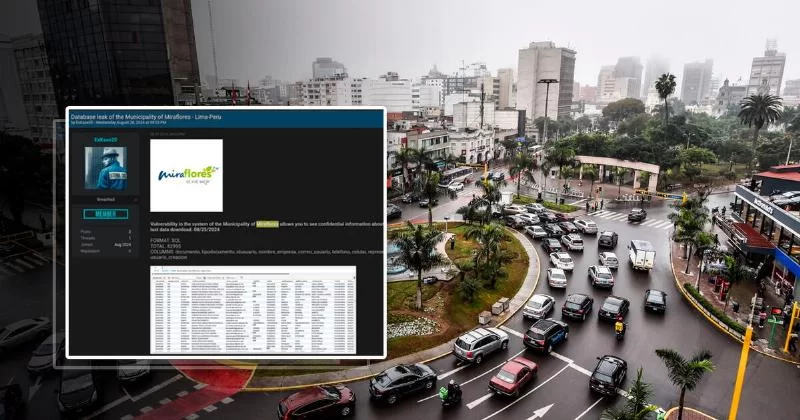 Утечка данных 82 000 жителей Мирафлореса, о которой сообщается на форуме хакеров: муниципалитет утверждает, что кибербезопасность соблюдена