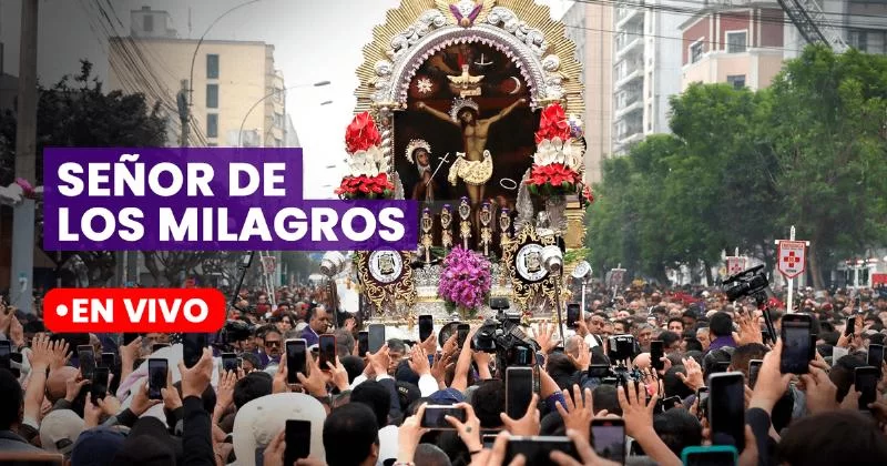 Señor de los Milagros TODAY LIVE: маршрут и расписание последней процессии Cristo Moreno