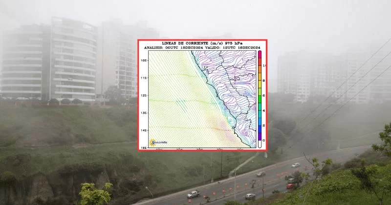 Атмосферное явление в Тихом океане влияет на побережье Перу: облака и холод, предупреждает Сенамхи
