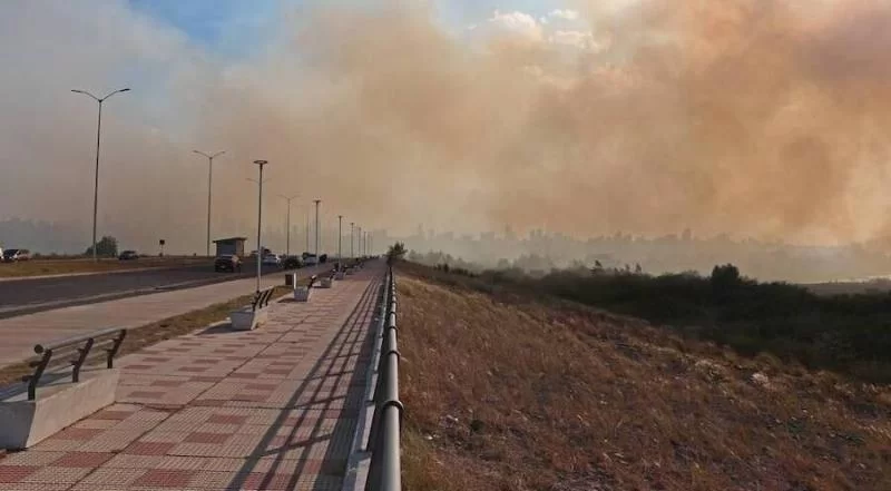 Качество воздуха в некоторых районах страны умеренное, несмотря на лесные пожары