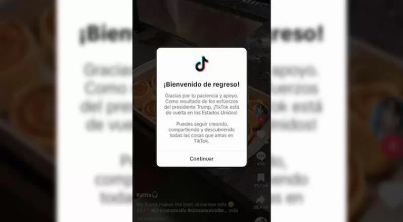 После нескольких часов перерыва TikTok возобновляет работу в США после обещания Трампа