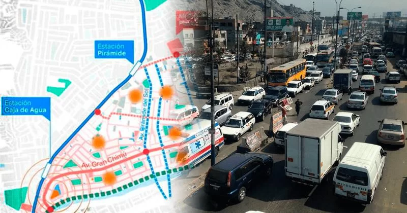 Проект мегадороги, который обещает сократить трафик в Сан-Хуан-де-Луриганчо благодаря соединению с метрополитеном Лимы