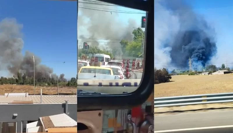 Красная тревога в связи с лесным пожаром в коммуне Пеньяфлор