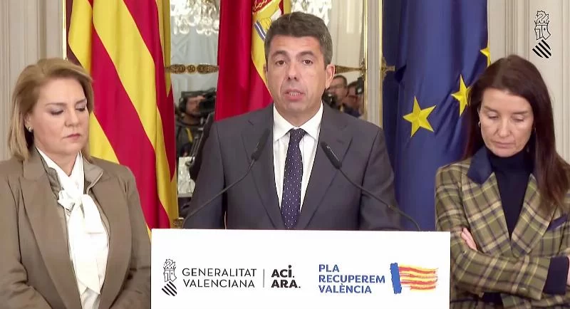 Feijóo avala la negociación de Mazón con Vox sobre los presupuestos valencianos